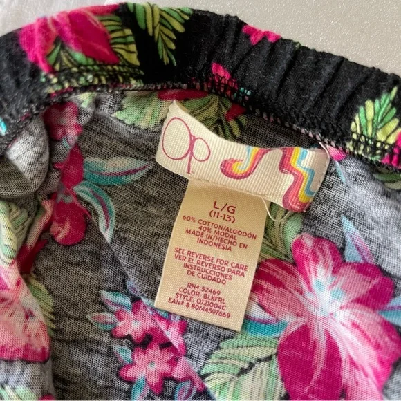 Floral OP Strapless Dress - Black and Pink new with tags - Picture 6 of 8